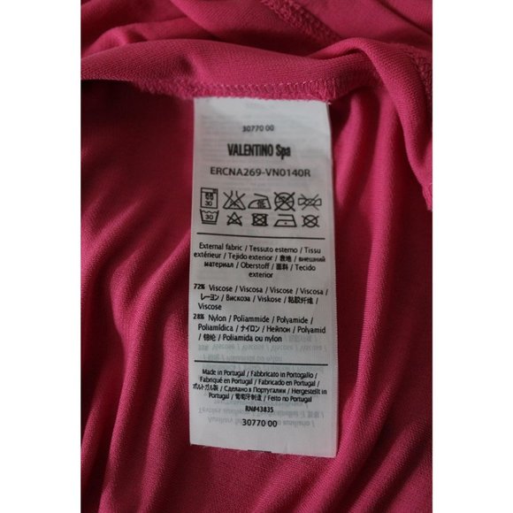 RED Valentino Lace Paneled Raglan Shift Dress Hot Pink Size XS - Picture 6 of 7